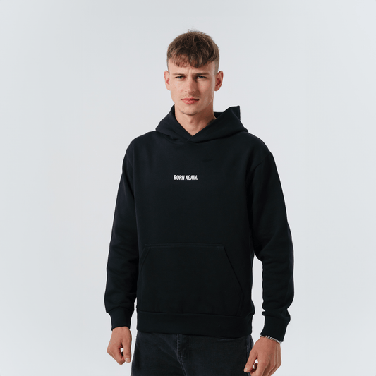 BORN AGAIN HOODIE (BLACK) - Born Again Collection
