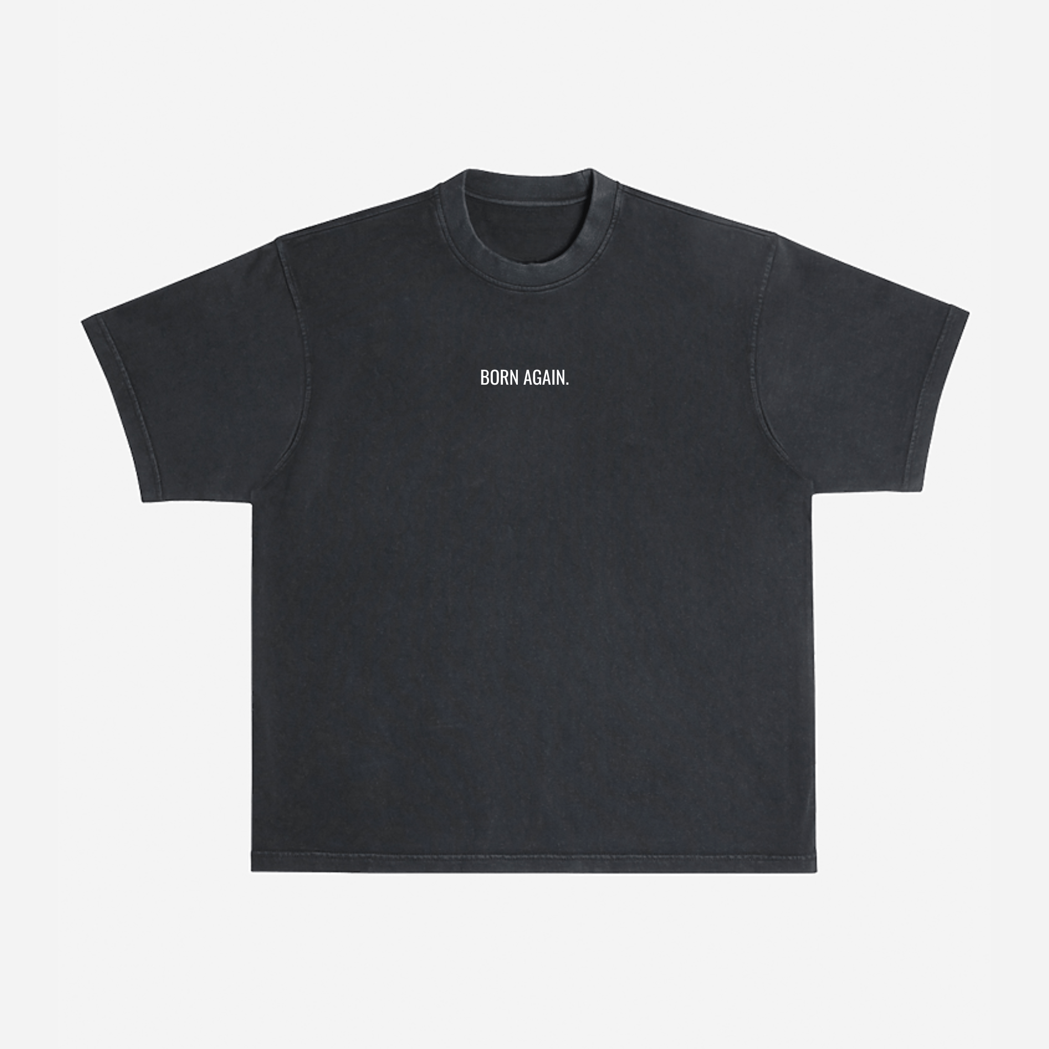 BORN AGAIN OVERSIZED TEE (WASHED BLACK) | Born Again Collection