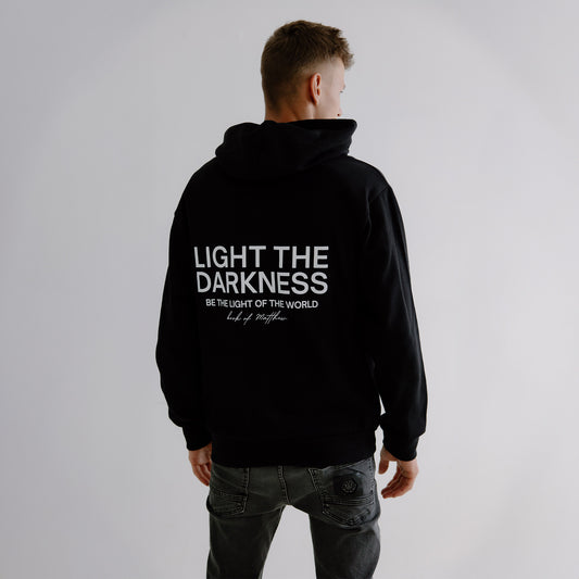 LIGHT THE DARKNESS HOODIE - effortless essentials co.
