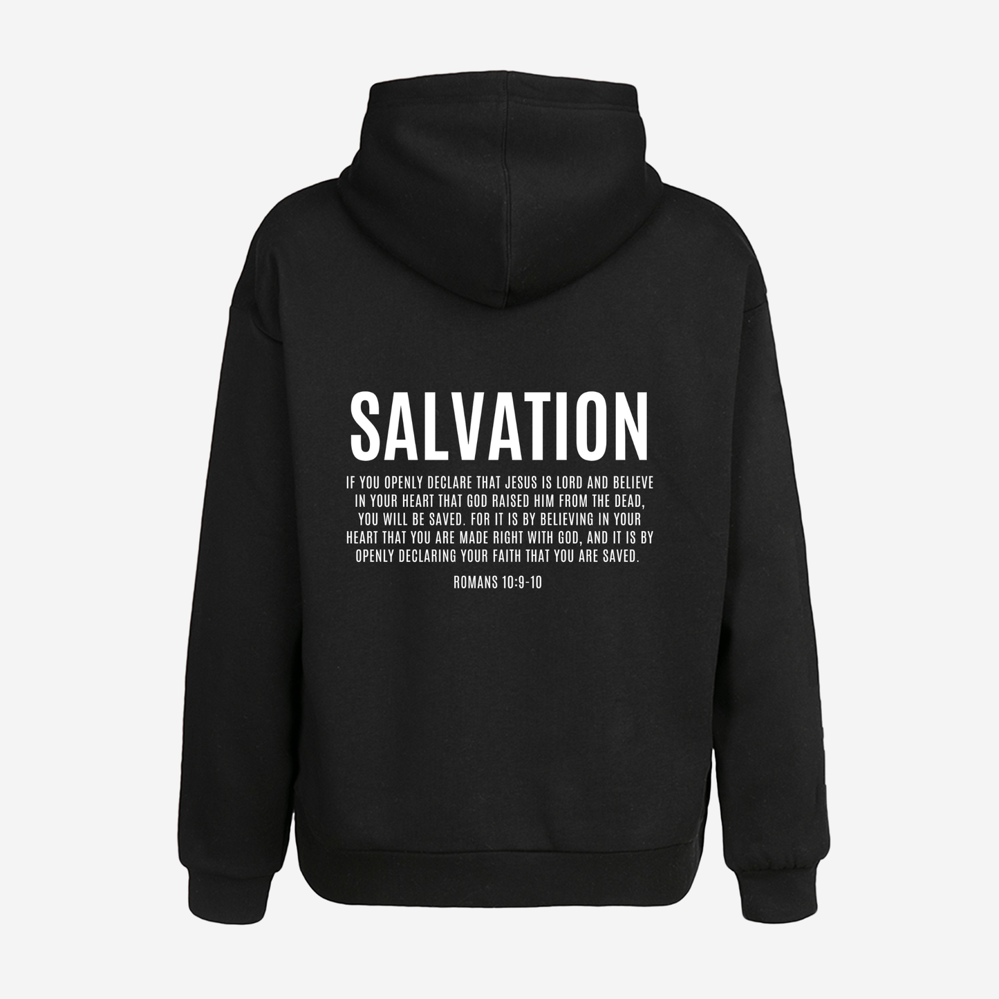 SALVATION HOODIE (BLACK) - Born Again Collection