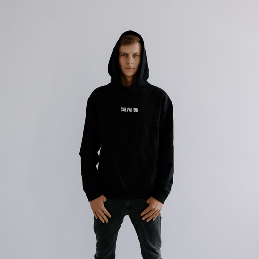 SALVATION HOODIE (BLACK) - Born Again Collection