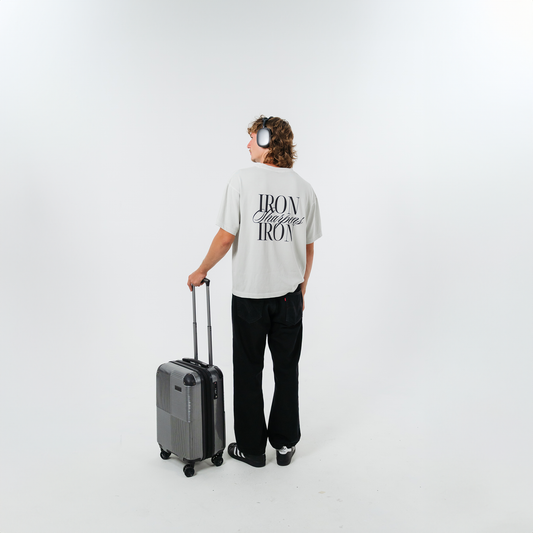 IRON SHARPENS IRON TEE (MOONSTONE GREY)