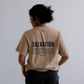SALVATION OVERSIZED TEE (SANDSTONE BEIGE) - effortless essentials co.