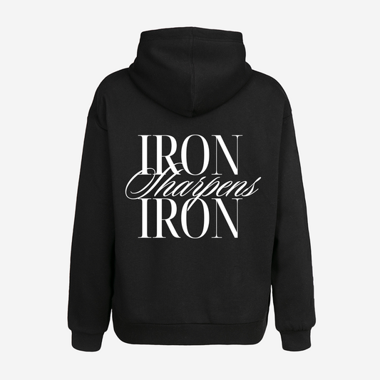 IRON SHARPENS IRON HOODIE (BLACK)
