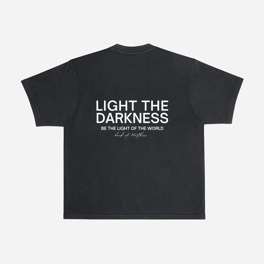 LIGHT THE DARKNESS OVERSIZED TEE - effortless essentials co.