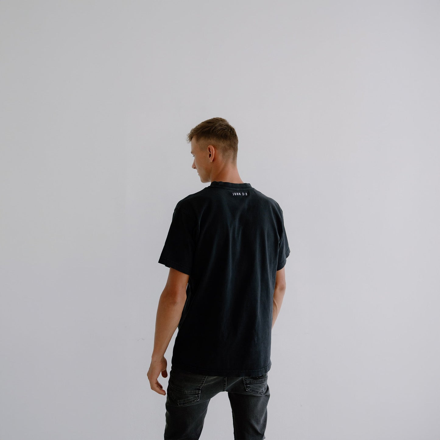 BORN AGAIN OVERSIZED TEE (WASHED BLACK) - Born Again Collection
