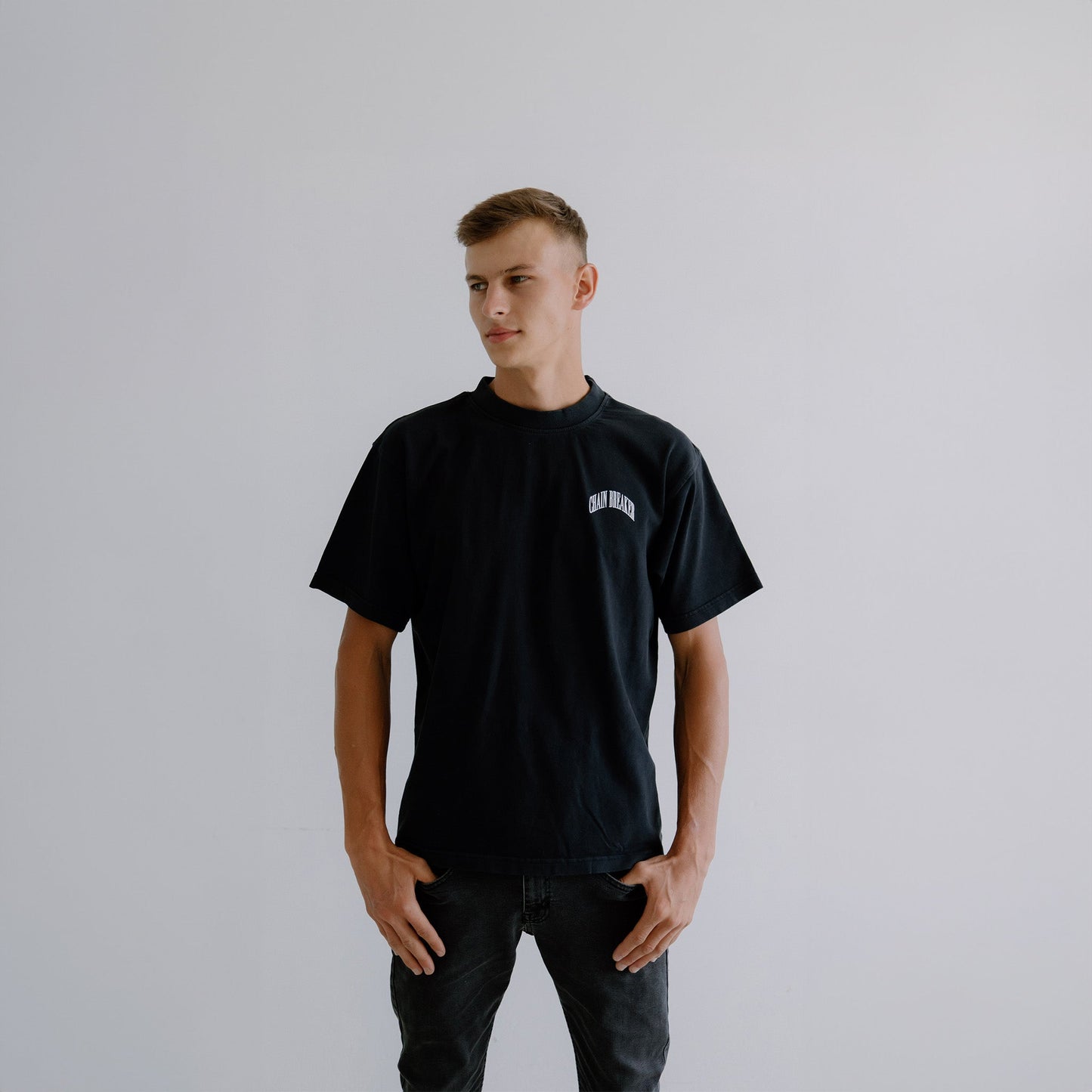 CHAIN BREAKER OVERSIZED TEE - Born Again Collection