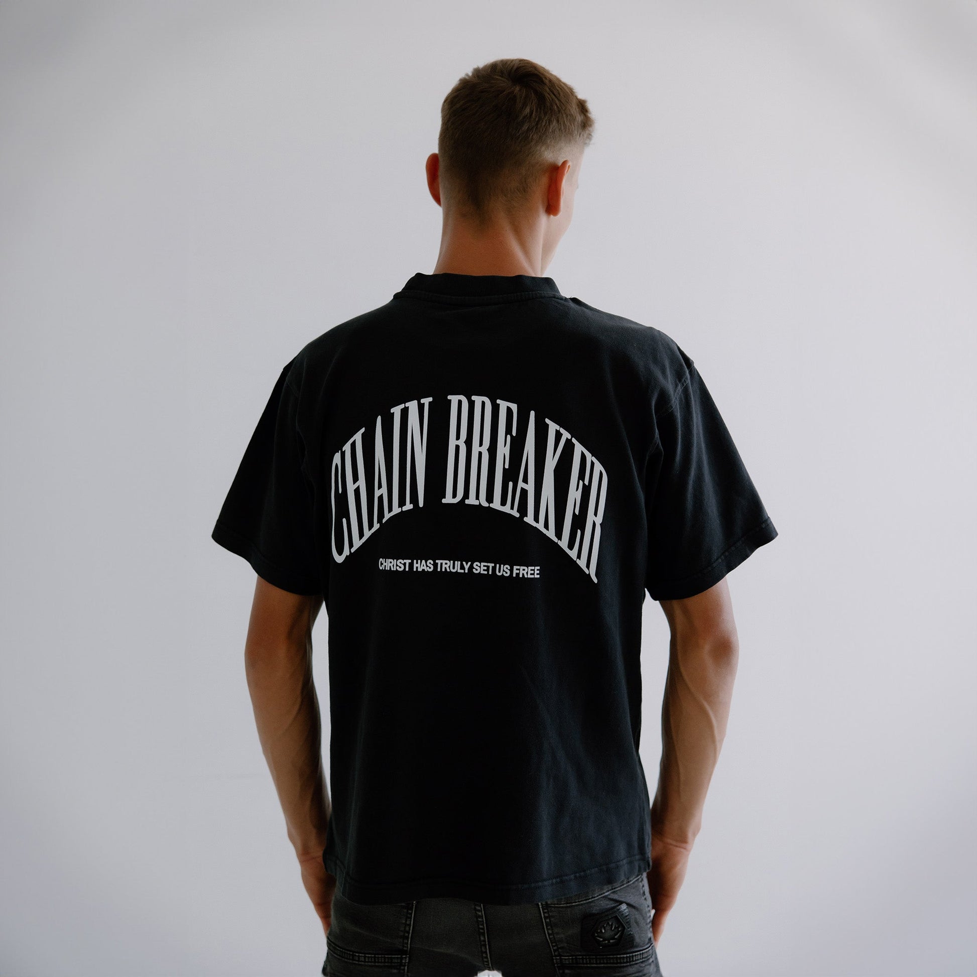 CHAIN BREAKER OVERSIZED TEE - Born Again Collection