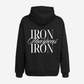 IRON SHARPENS IRON HOODIE (BLACK) - Born Again Collection
