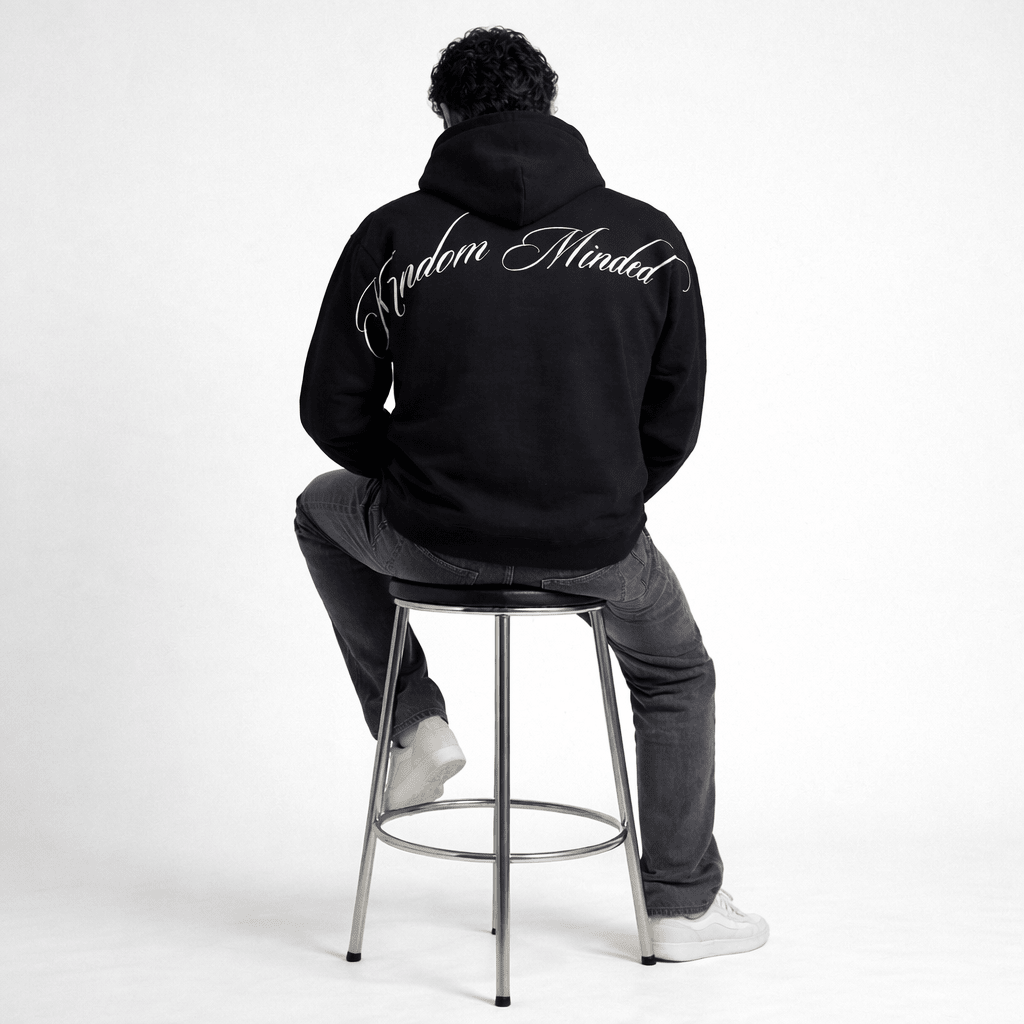 KINGDOM MINDED EMBROIDERED HOODIE - Born Again Collection