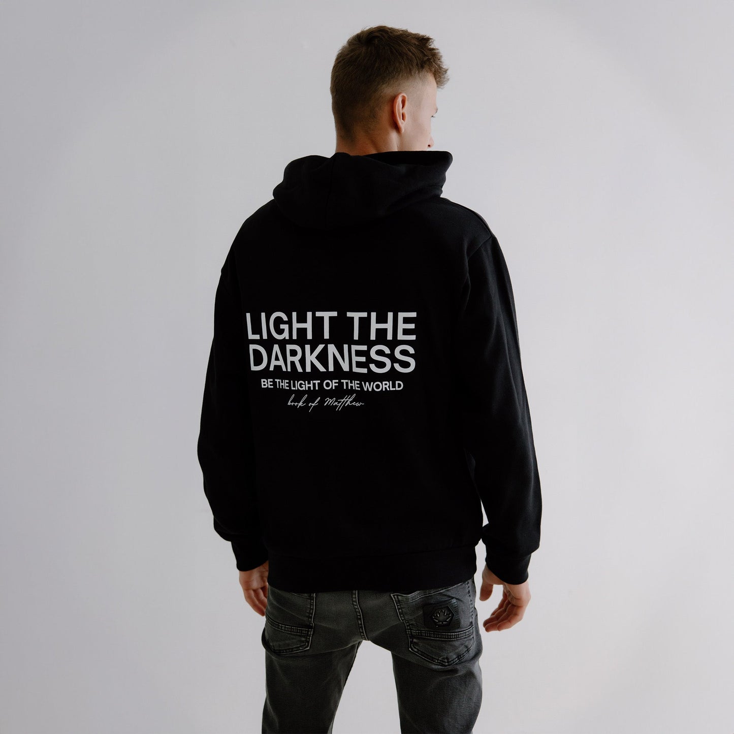 LIGHT THE DARKNESS HOODIE - Born Again Collection