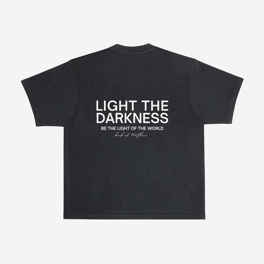 LIGHT THE DARKNESS OVERSIZED TEE - Born Again Collection