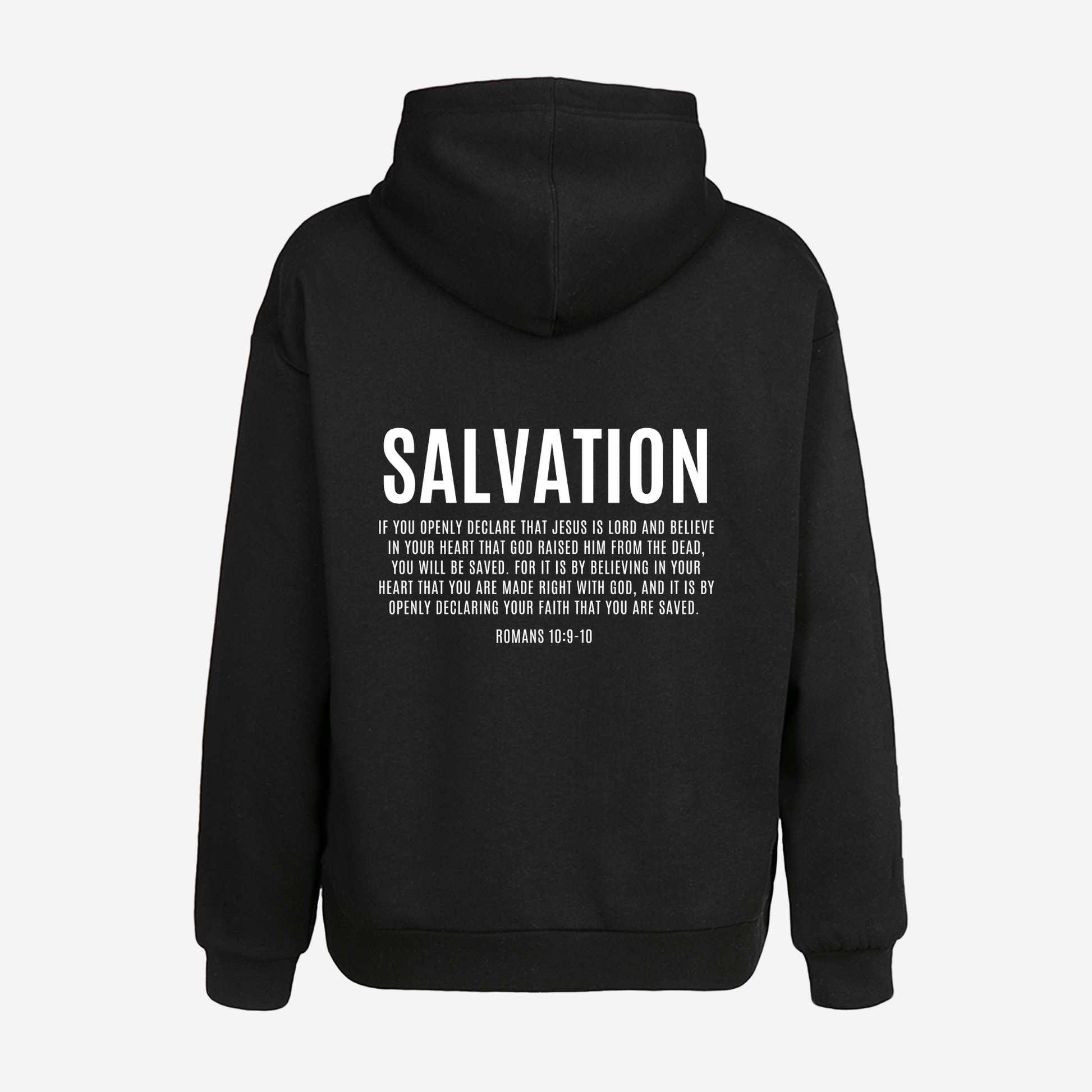 SALVATION HOODIE (BLACK) - Born Again Collection