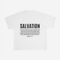 SALVATION OVERSIZED TEE (MOONSTONE GREY) - Born Again Collection