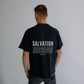 SALVATION OVERSIZED TEE (WASHED BLACK) - Born Again Collection