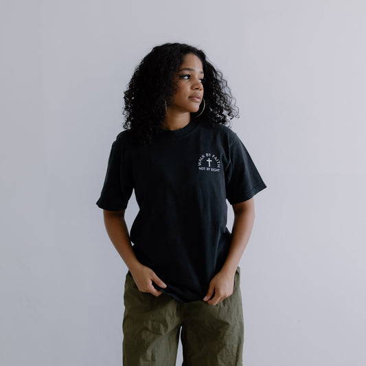 WALK BY FAITH OVERSIZED TEE - effortless essentials co.